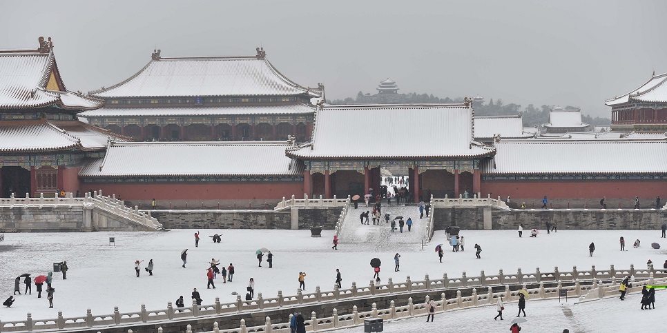 Пекин в зимнее время года