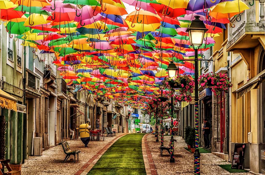 Улица парящих зонтиков, Агеда