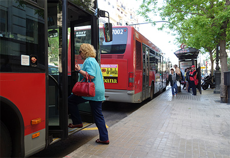 Городской автобус EMT в Валенсии