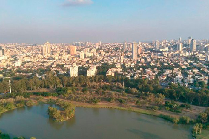 Вид с воздушного шара TLV Baloon