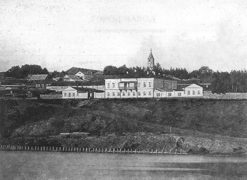 1870-72 Главный проспект. Кирха ещё строится