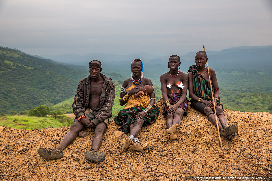 Mursi tribe, Ethiopia / Племя мурси в Эфиопии