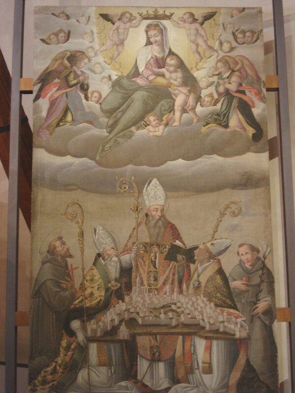 003-Богородица со свв. Франциском, Каллистом, Фортунатом, Кассианом и Антонием Падуанским (Пьетро Паоло Сенсини).jpg