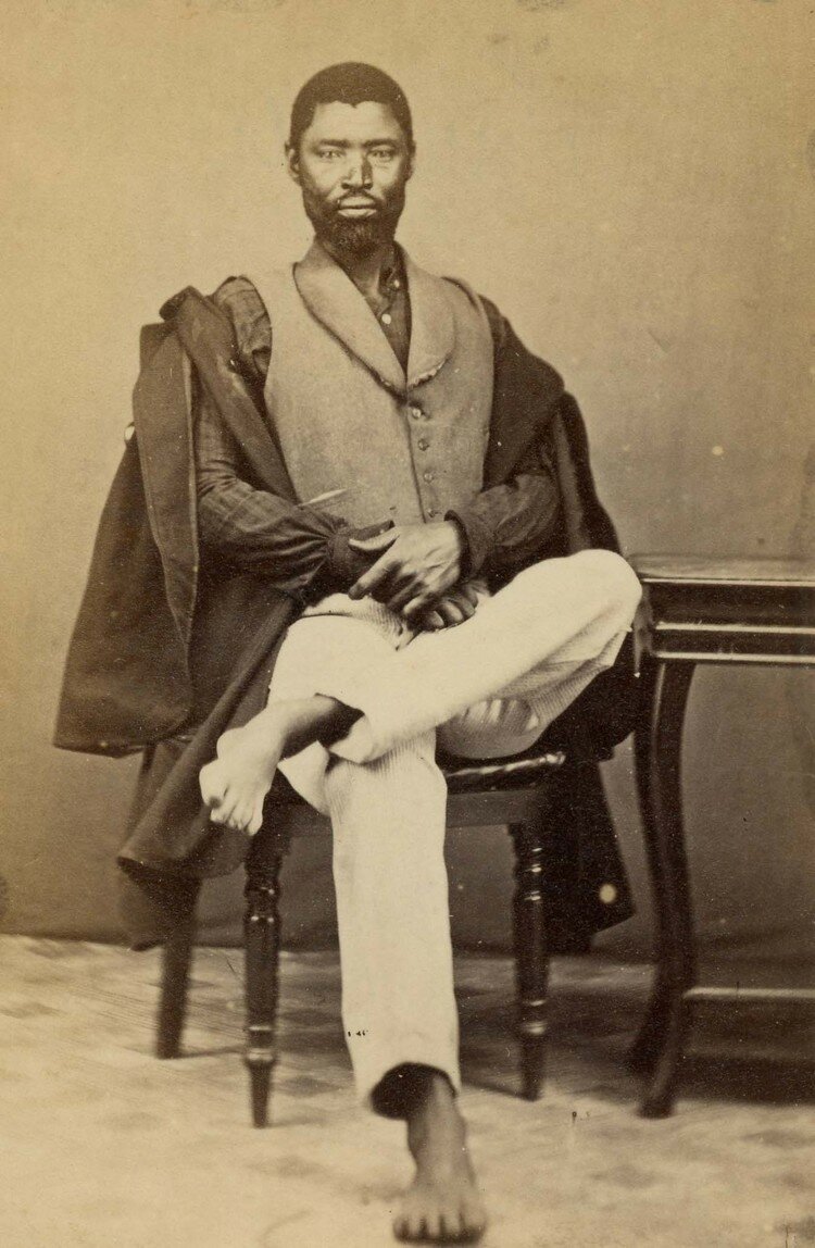 Мголомбане Сандиле (1820-1878) был вождем племени коса в период коса-бурских войн. Южная Африка, конец XIX века