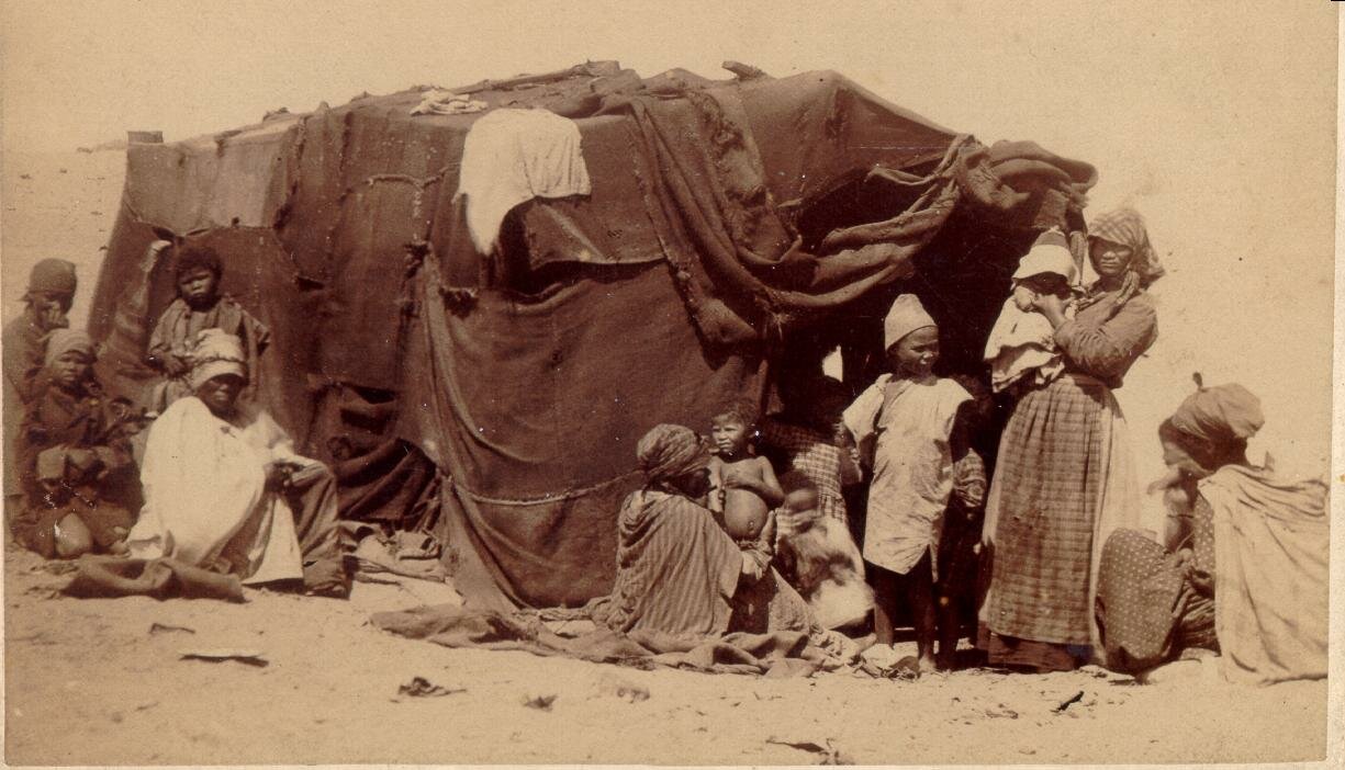 В Северной Капской провинции в районе Приеска.  Южная Африка, конец XIX века