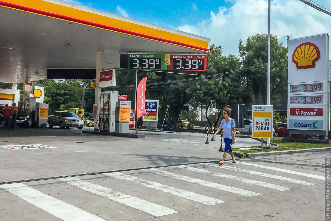 Цена на бензин в Бразилии