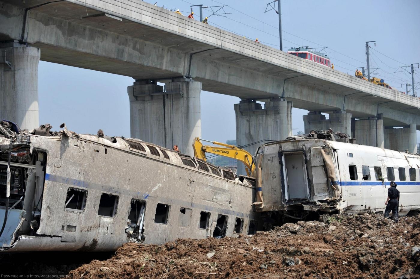 Incidente ferrioviario in CIna