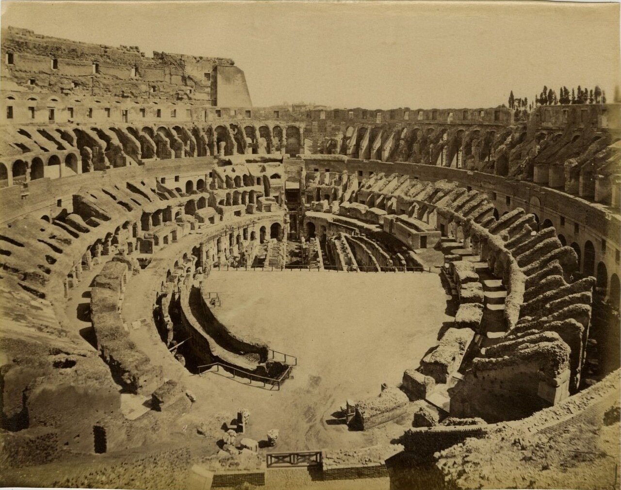 Колизей. После новых раскопок.  1875