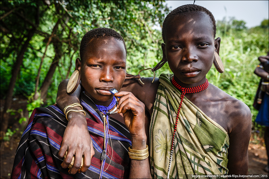 Mursi tribe, Ethiopia / Племя мурси в Эфиопии