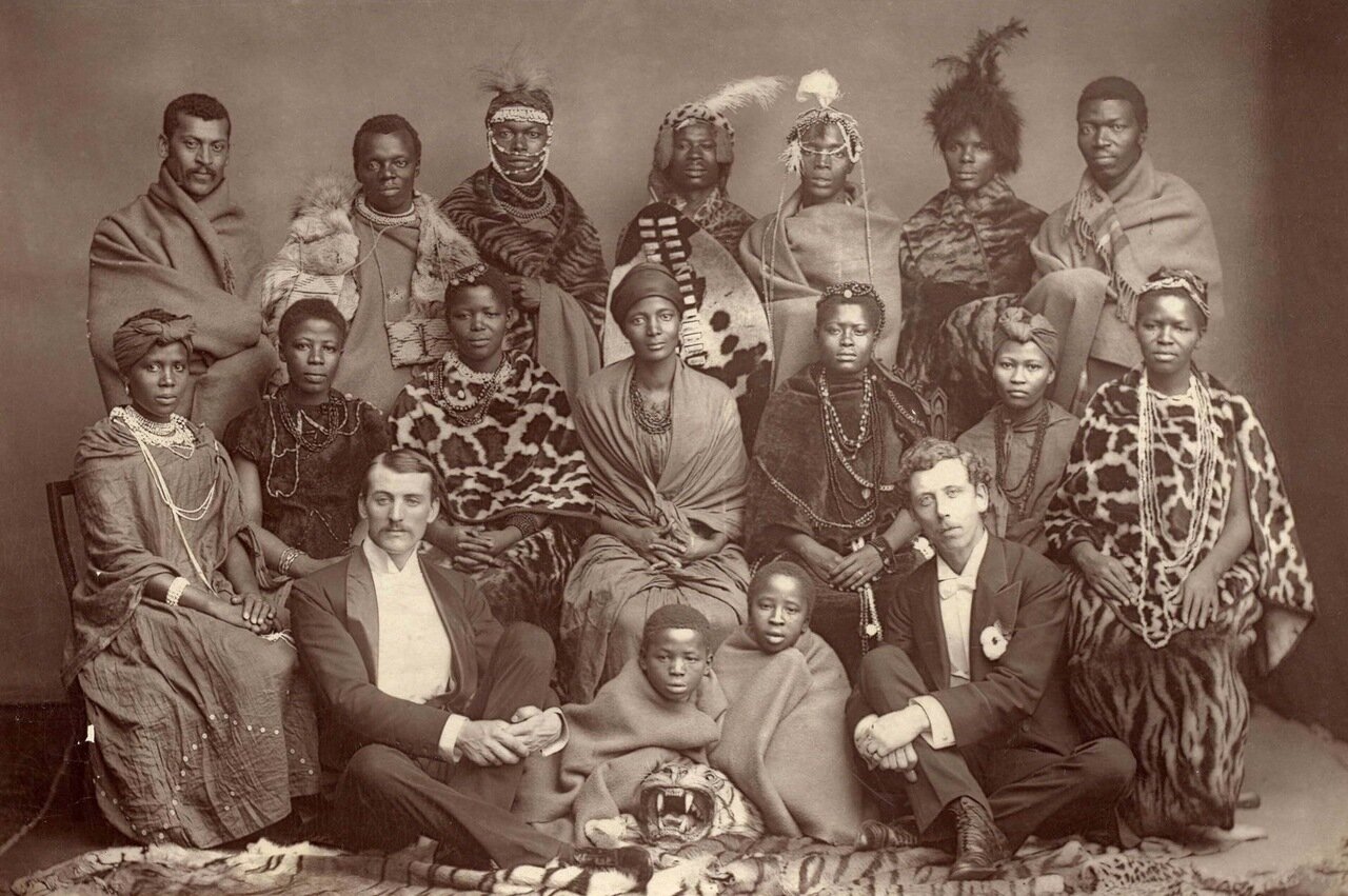Африканский народный хор. Великобритания, 1891
