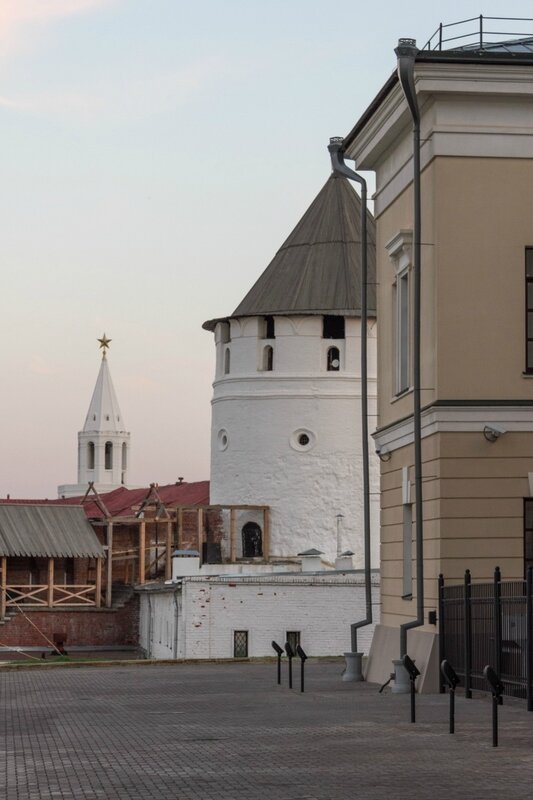 Вид в сторону Спасской башни, Казанский кремль