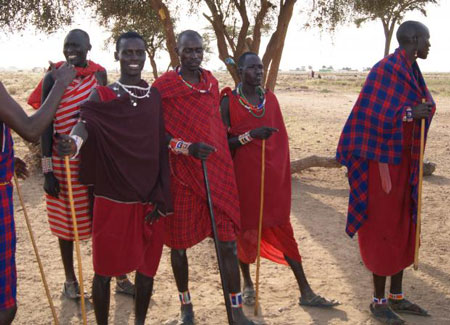 Деревня масаев