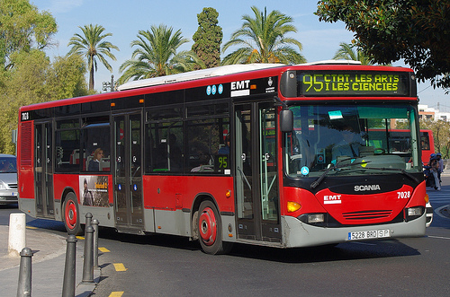 Общественный транспорт в Испании на примере города Валенсия.