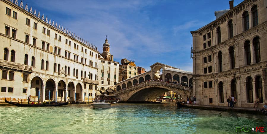 Мост Риальто в Венеции Италия 2013