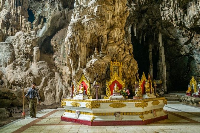 пещера Dat Taw Taung Мьянма
