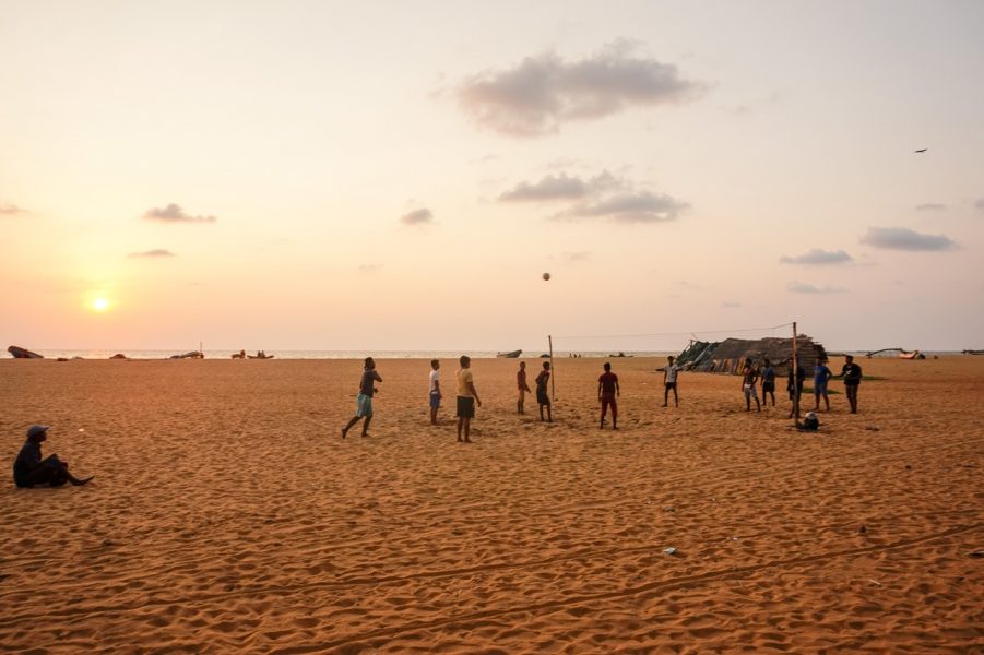 Sunset at Negombo Beach