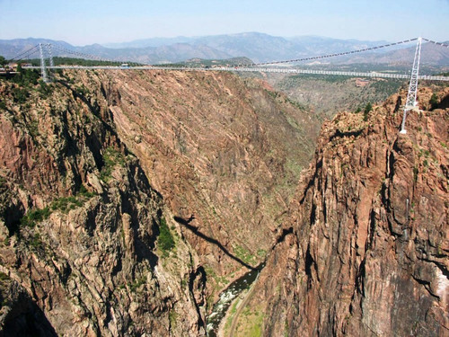 Королевский мост Джорджа (Royal Gorge Bridge) - Кэнон-Сити, штат Колор