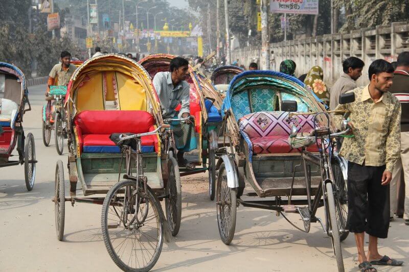 Велорикша в Дели