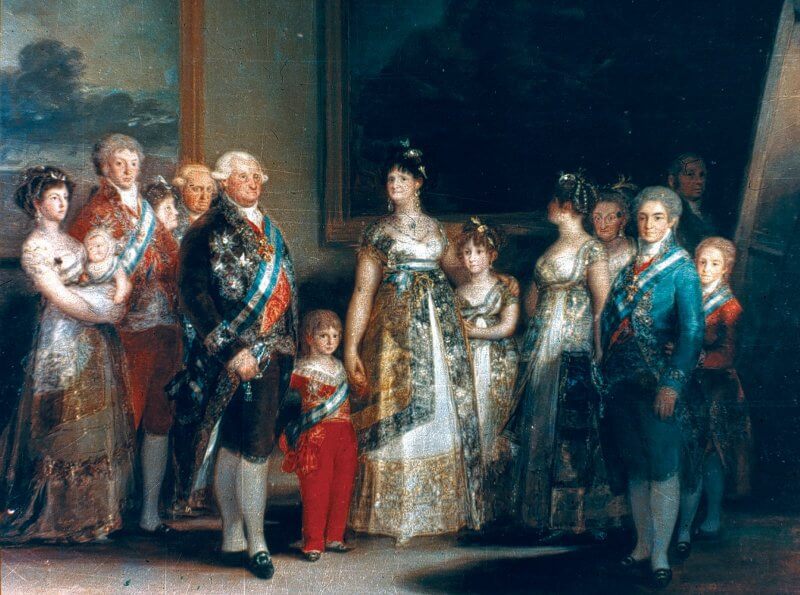 Портрет семьи Карла IV, Франсиско Гойя