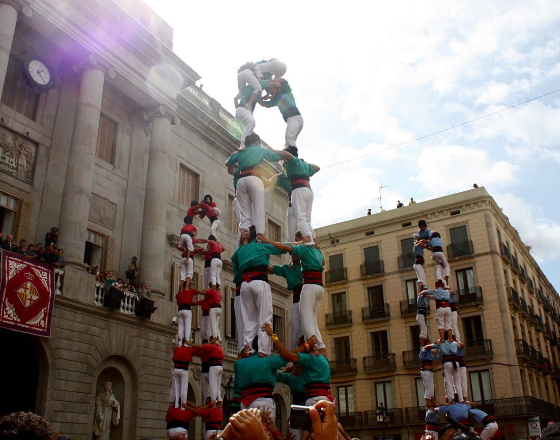 Знаменитый фестиваль Ла Мерсе в Барселоне
