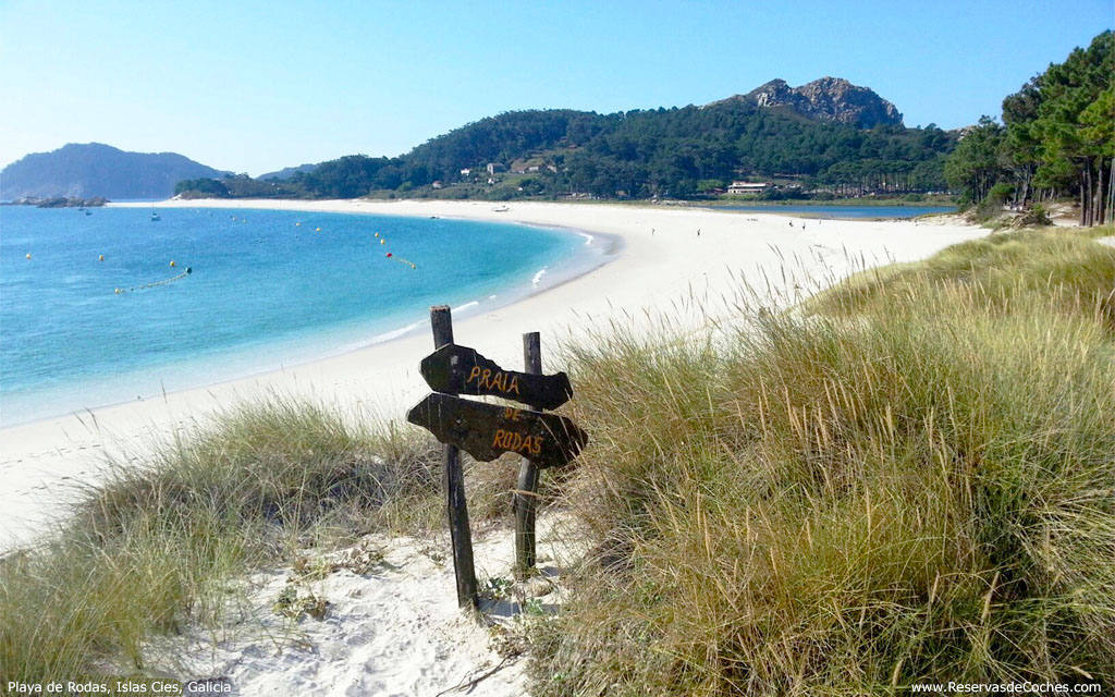 Пляжи Испании с белым песком