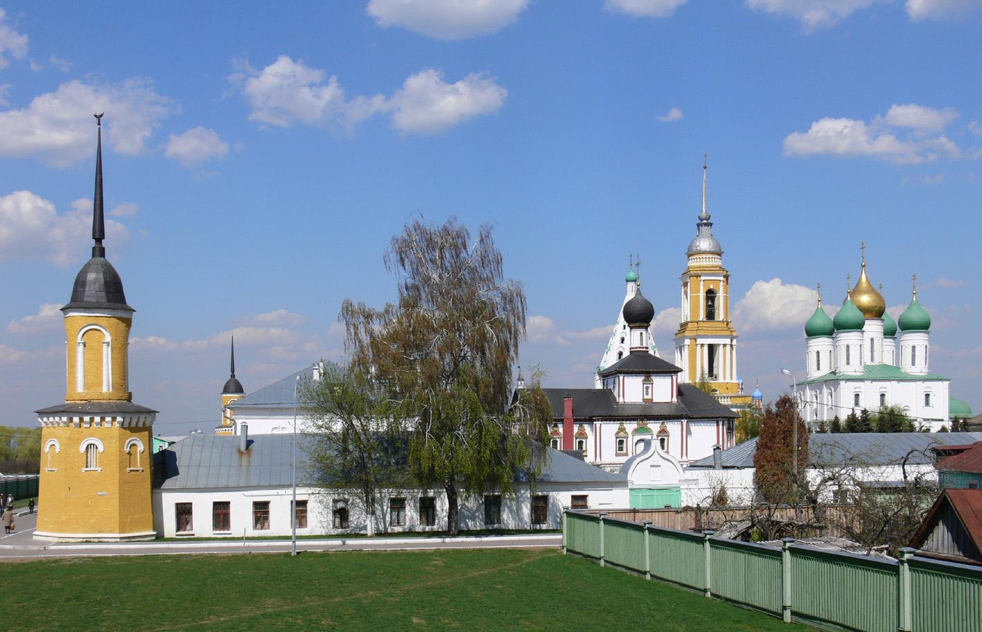 храмы и монастыри в коломне