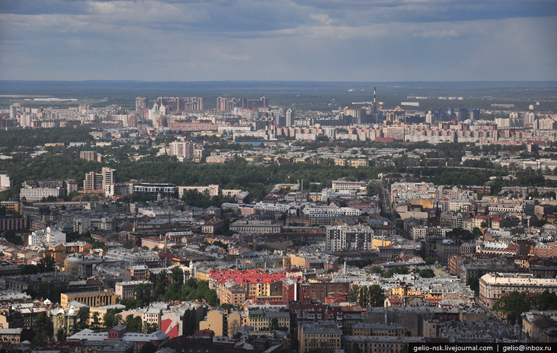 Вид на север. Петроградская сторона