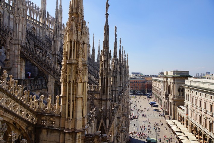 Вид с Миланского собора