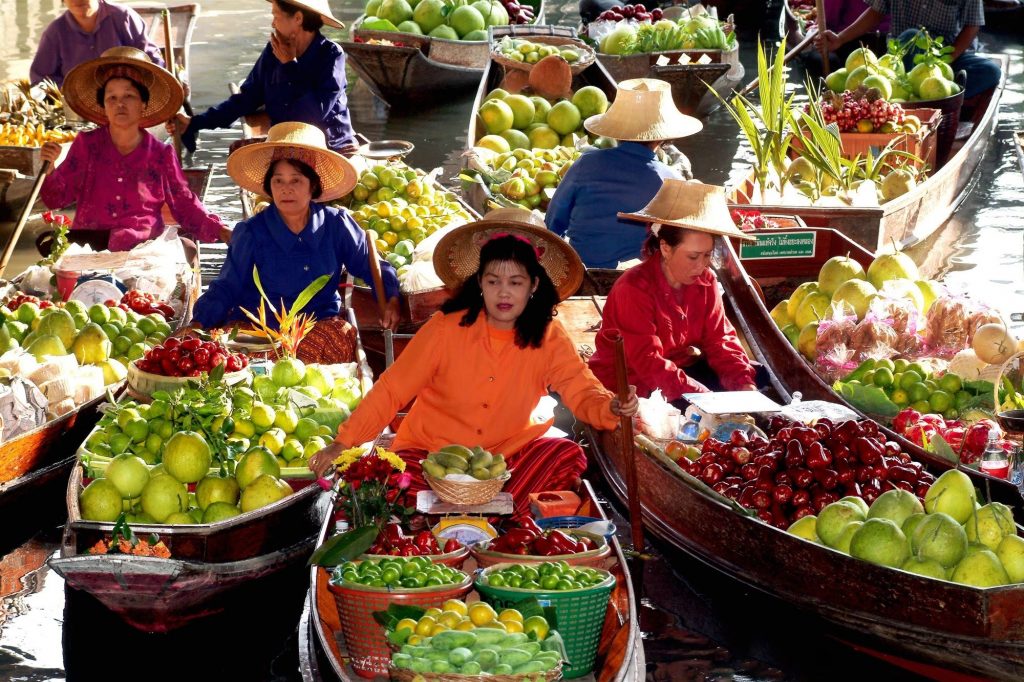 плавучий рынок меконг