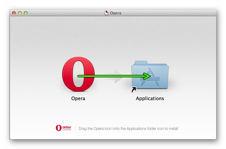 Установка старой версии Opera для Mac OS