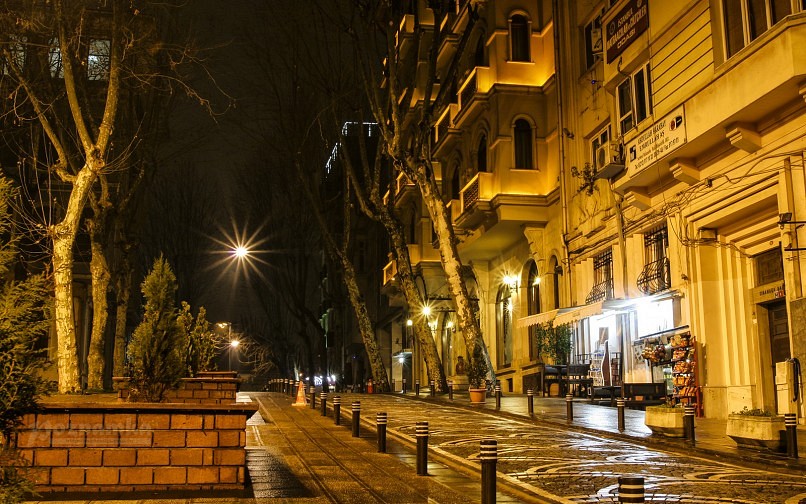Ночные улицы Стамбула
