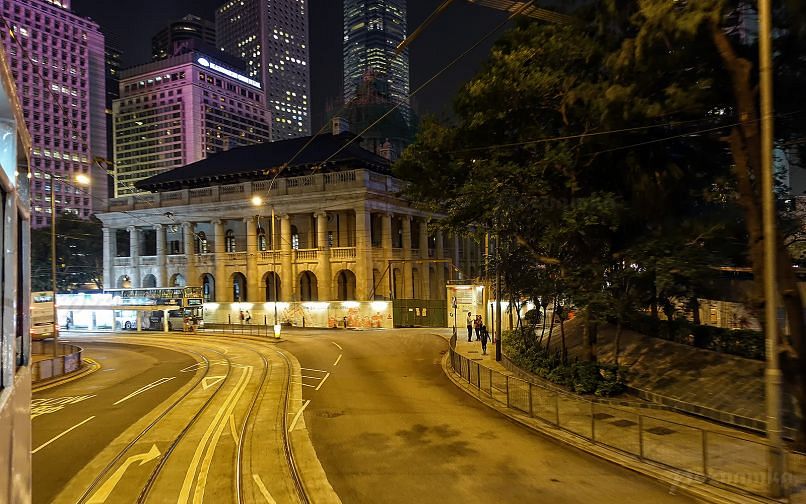 Прогулка на двухэтажном трамвае по Гонконге