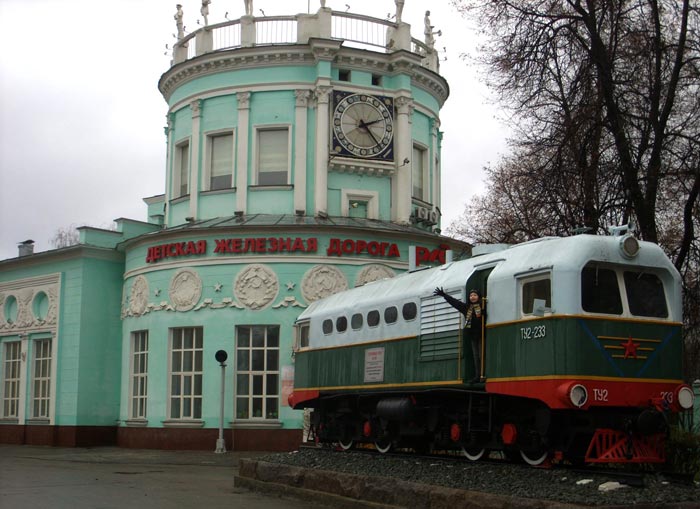Станции Детской железной дороги - образцы сталинского конструктивизма