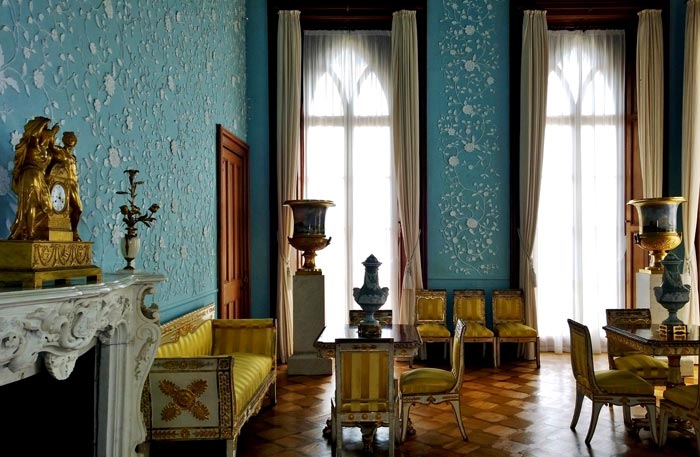 Знаменитая Голубая гостинная Воронцовского дворца