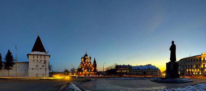 Богоявленская площадь в Ярославле