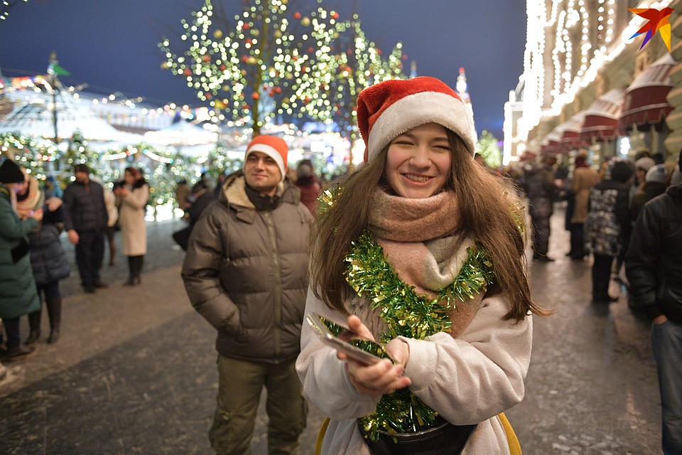 В Москве празднование Нового года, как и ожидалось, было грандиозным Фото: Михаил ФРОЛОВ