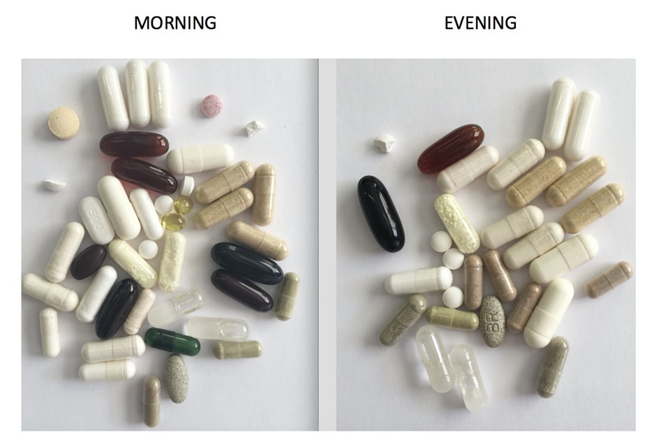 Количество таблеток которые съедает каждый день Сергей ради достижения своей цели. 