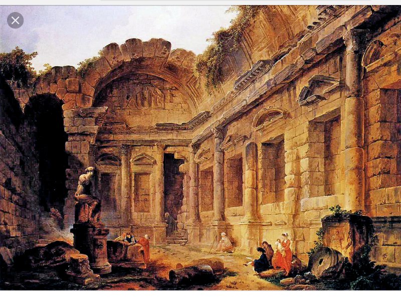 Интерьер храма Дианы. Г. Робер.