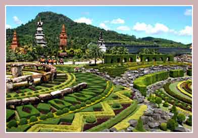 Тропический сад «Nong Nooch» в Паттайе