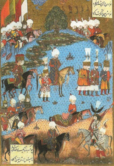 Султан Сулейман I Великолепный во главе войска