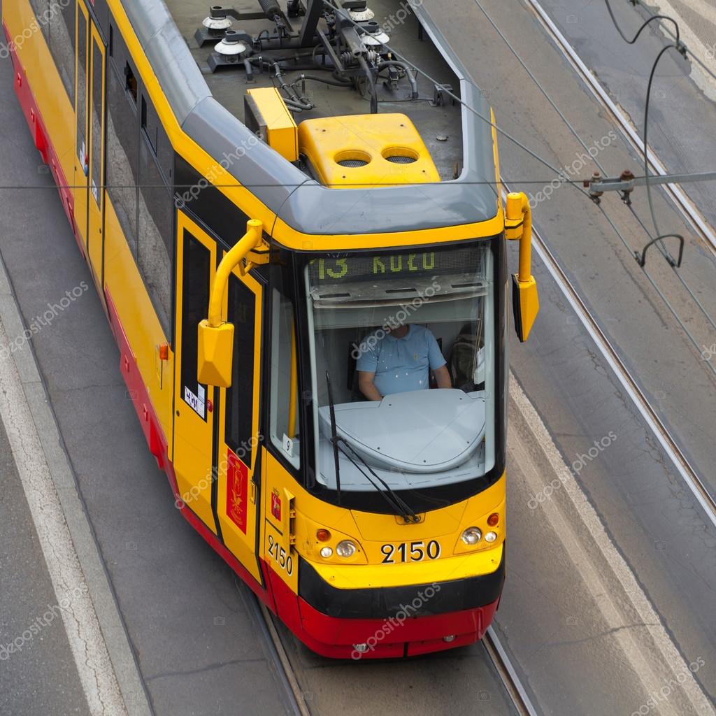 Варшавский трамвай. Варшава транспорт. Urban tram Warshava.