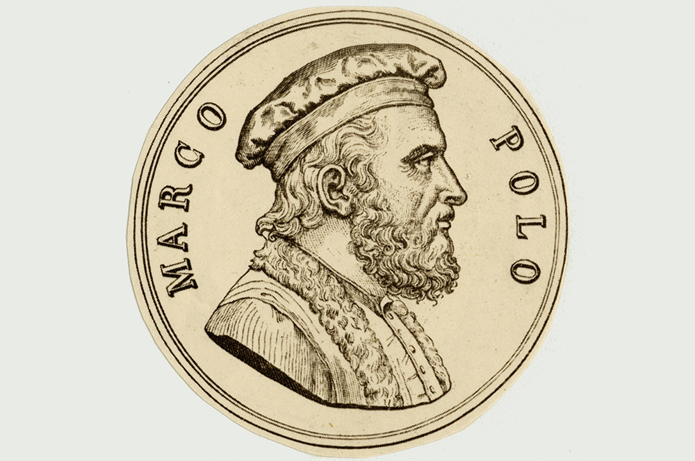 Медальон с изображением Марко Поло