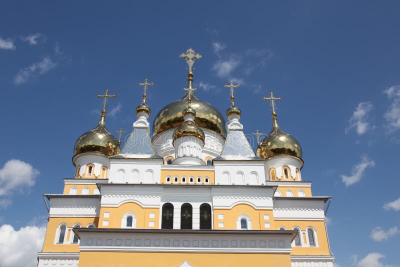 Russia. The Church of Cyril and Methodius in Saransk royalty free stock photography