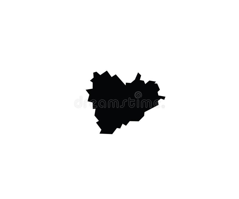 Samara map Russia oblast region vector illustration