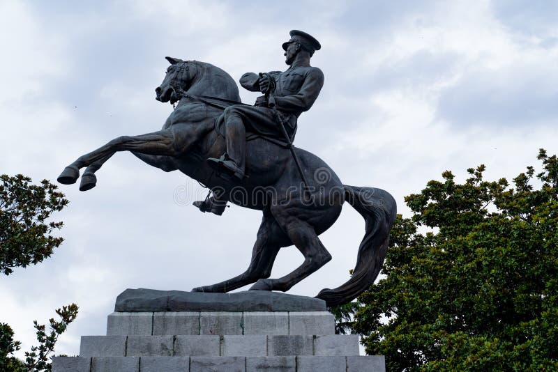 Samsun / Turkey - August 04 2019:  The monument of Mustafa Kemal Ataturk the founder of Turkey stock photos