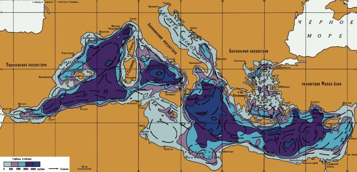 Средиземное море. Где находится, глубина, острова, моря, курорты, страны