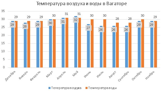 Гоа. Сезон для отдыха по месяцам, температура воды, климат по регионам Северный/Южный