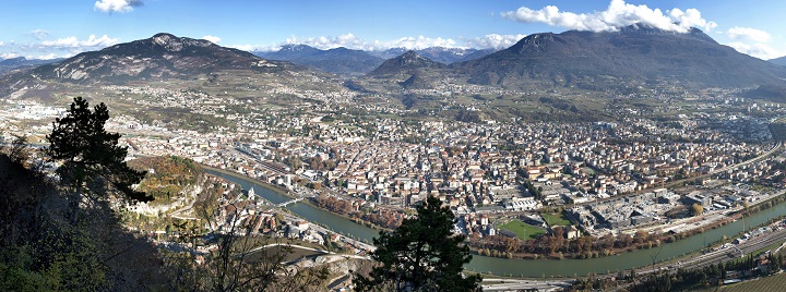 Panorama di trento