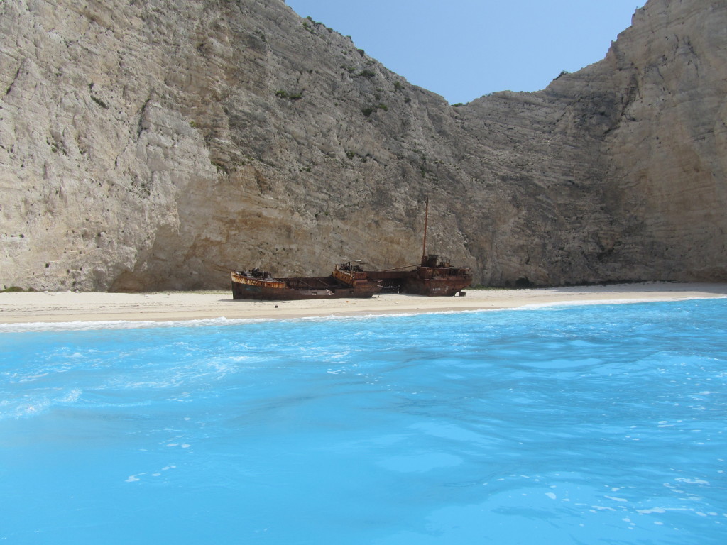 Navagio Beach and Shipwreck of the Panagiotis at 