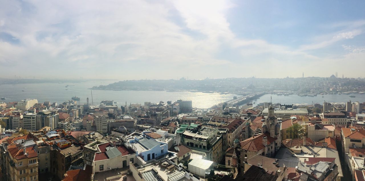 Вид с Галатской башни в Стамбуле